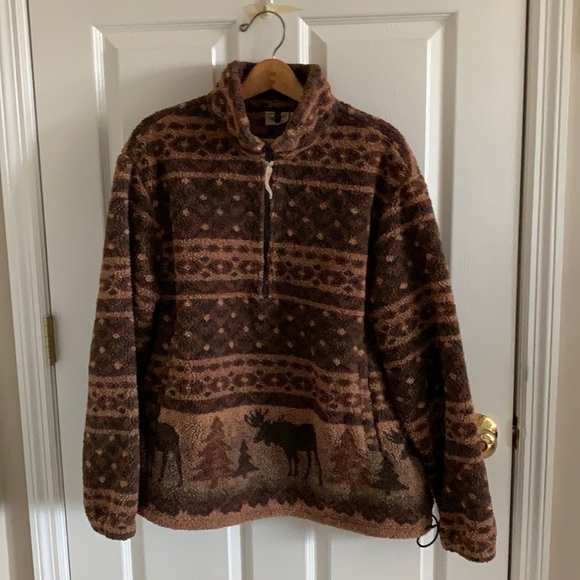 Woolrich Jackets & Coats Vintage Woolrich Quarter Zip Moose
